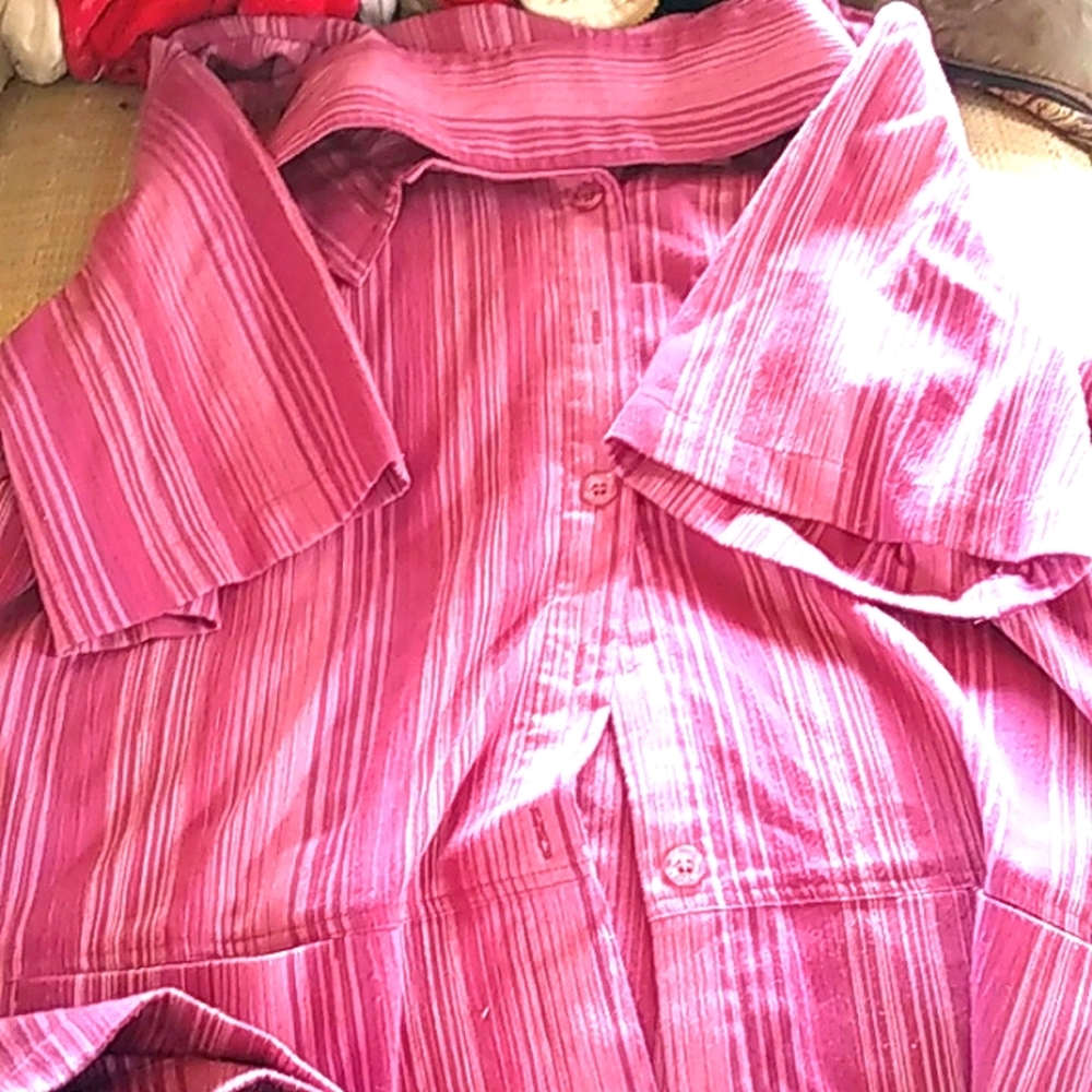 Short sleeved button up shirt